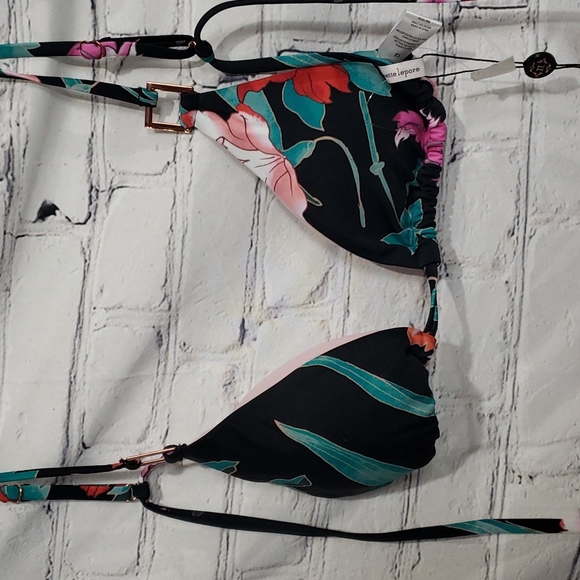 Nanette Lepore Azalea Adjustable Bikini Size 12 NWT - Picture 2 of 6